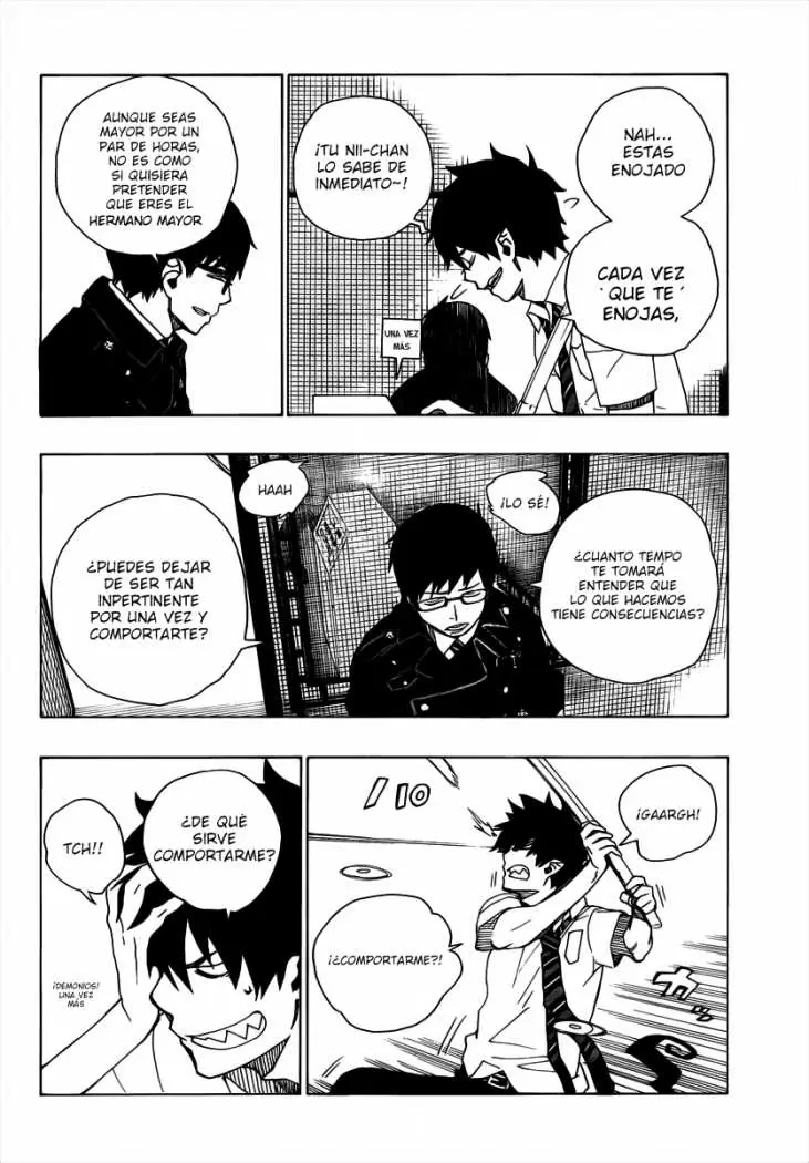 Ao no Exorcist capítulo 15, página 17