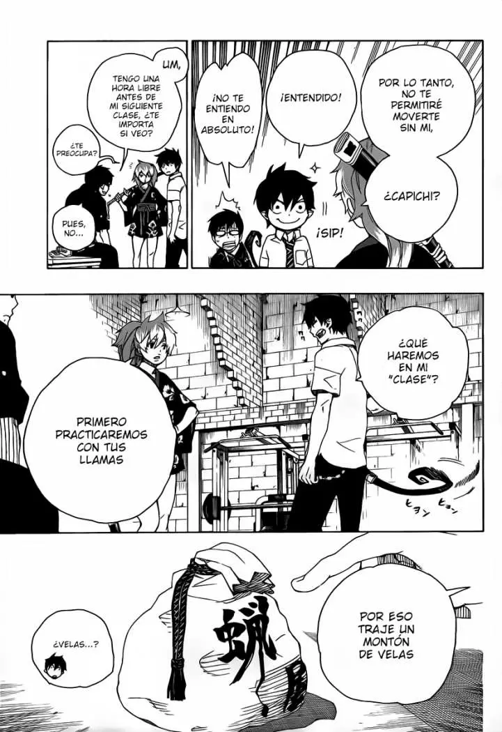 Ao no Exorcist capítulo 15, página 20