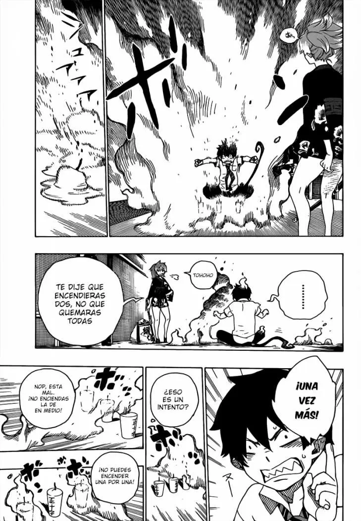 Ao no Exorcist capítulo 15, página 22
