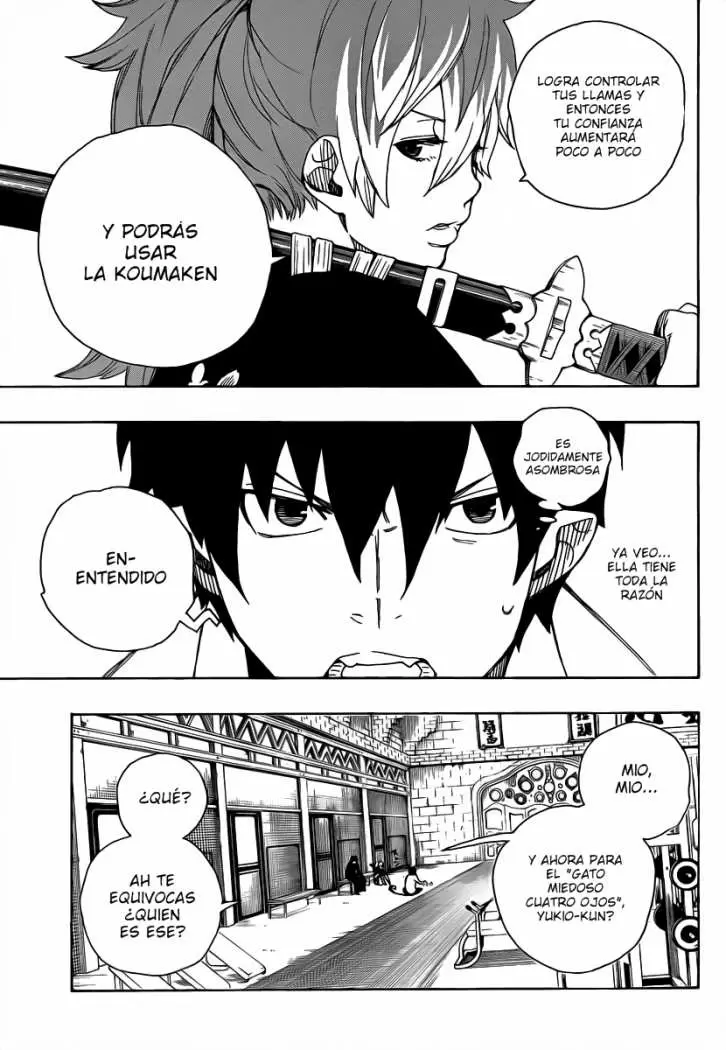 Ao no Exorcist capítulo 15, página 24