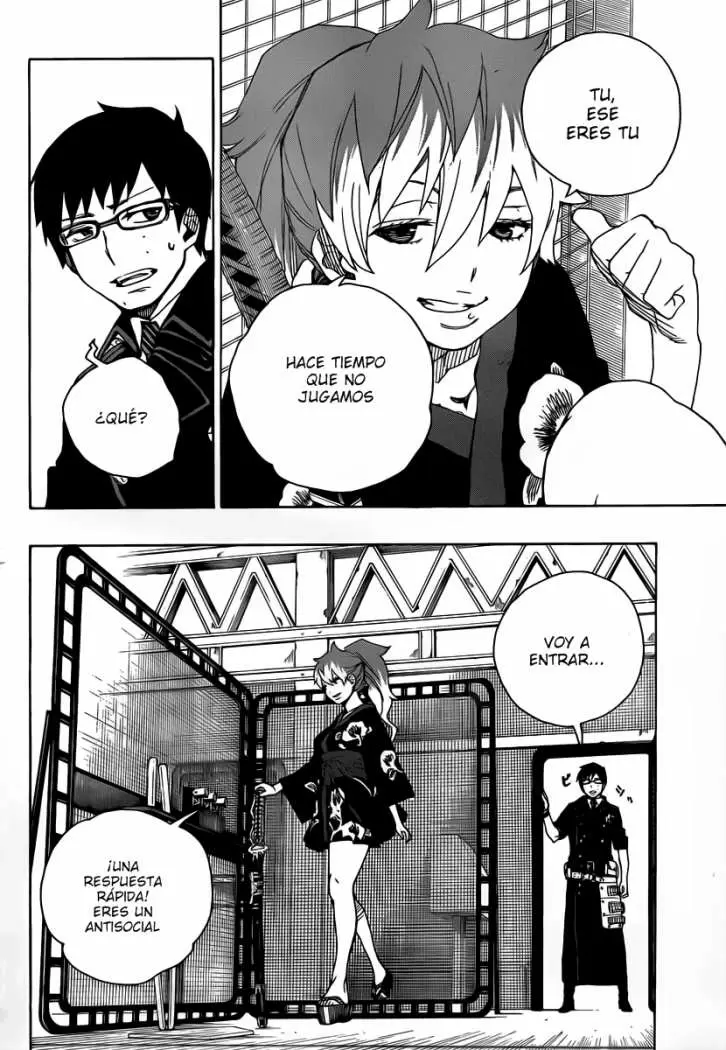 Ao no Exorcist capítulo 15, página 25