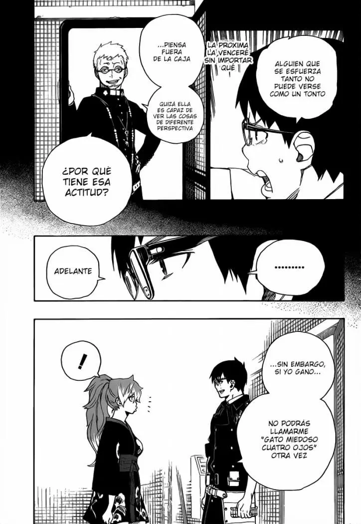 Ao no Exorcist capítulo 15, página 28