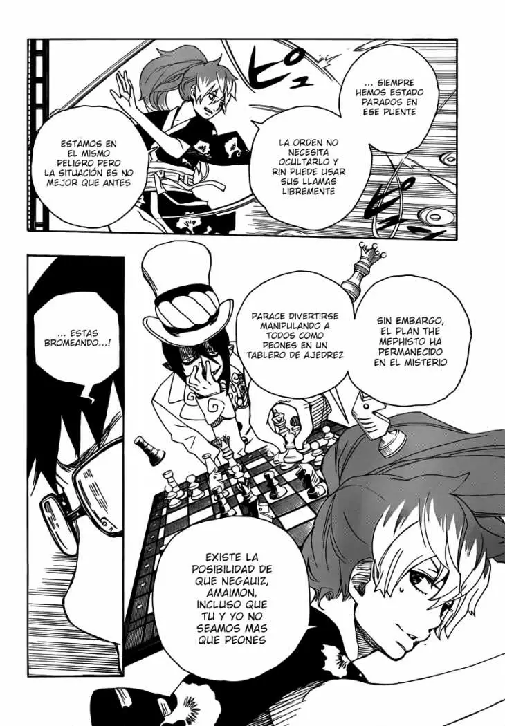 Ao no Exorcist capítulo 15, página 33