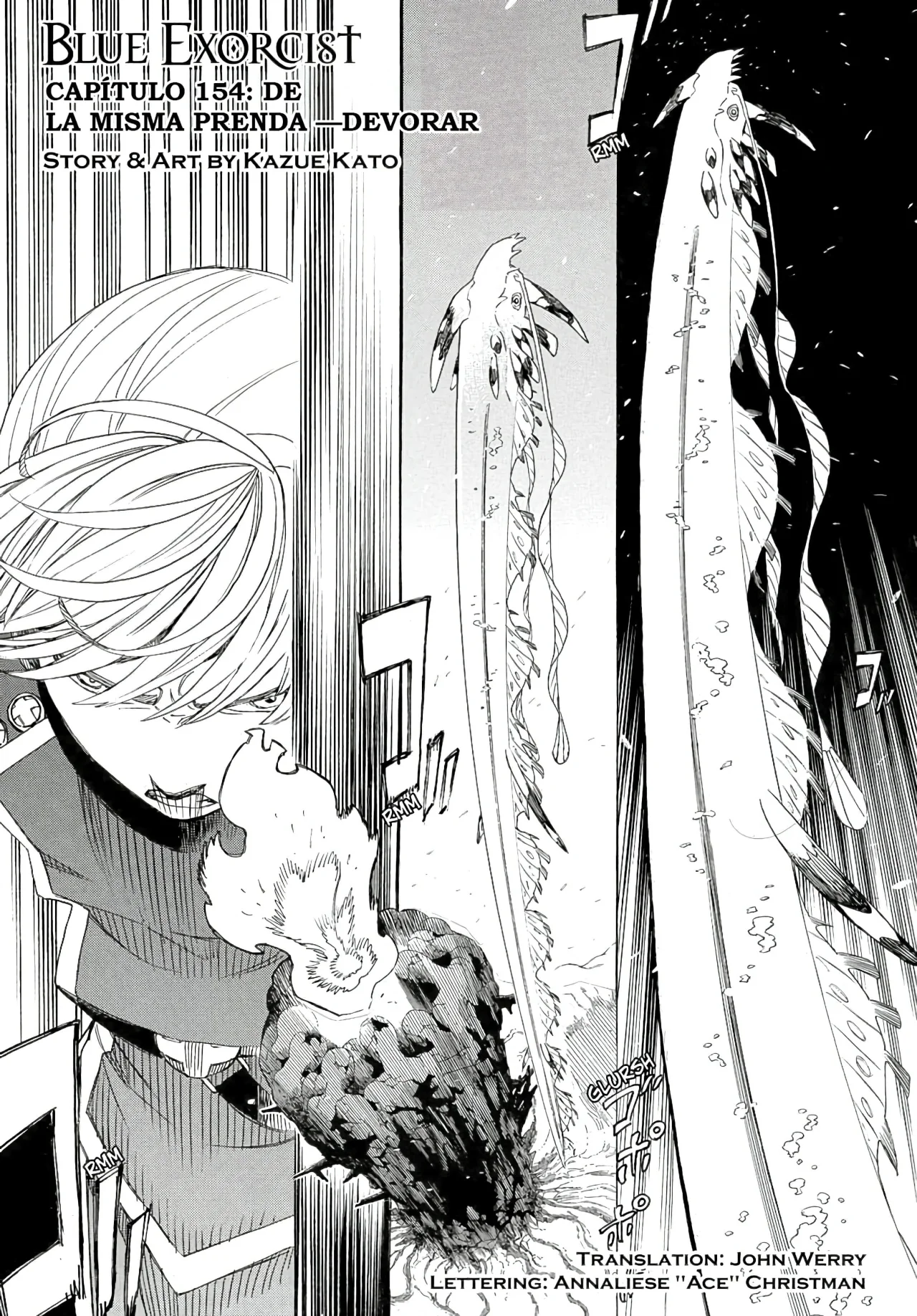 Ao no Exorcist capítulo 154, página 4