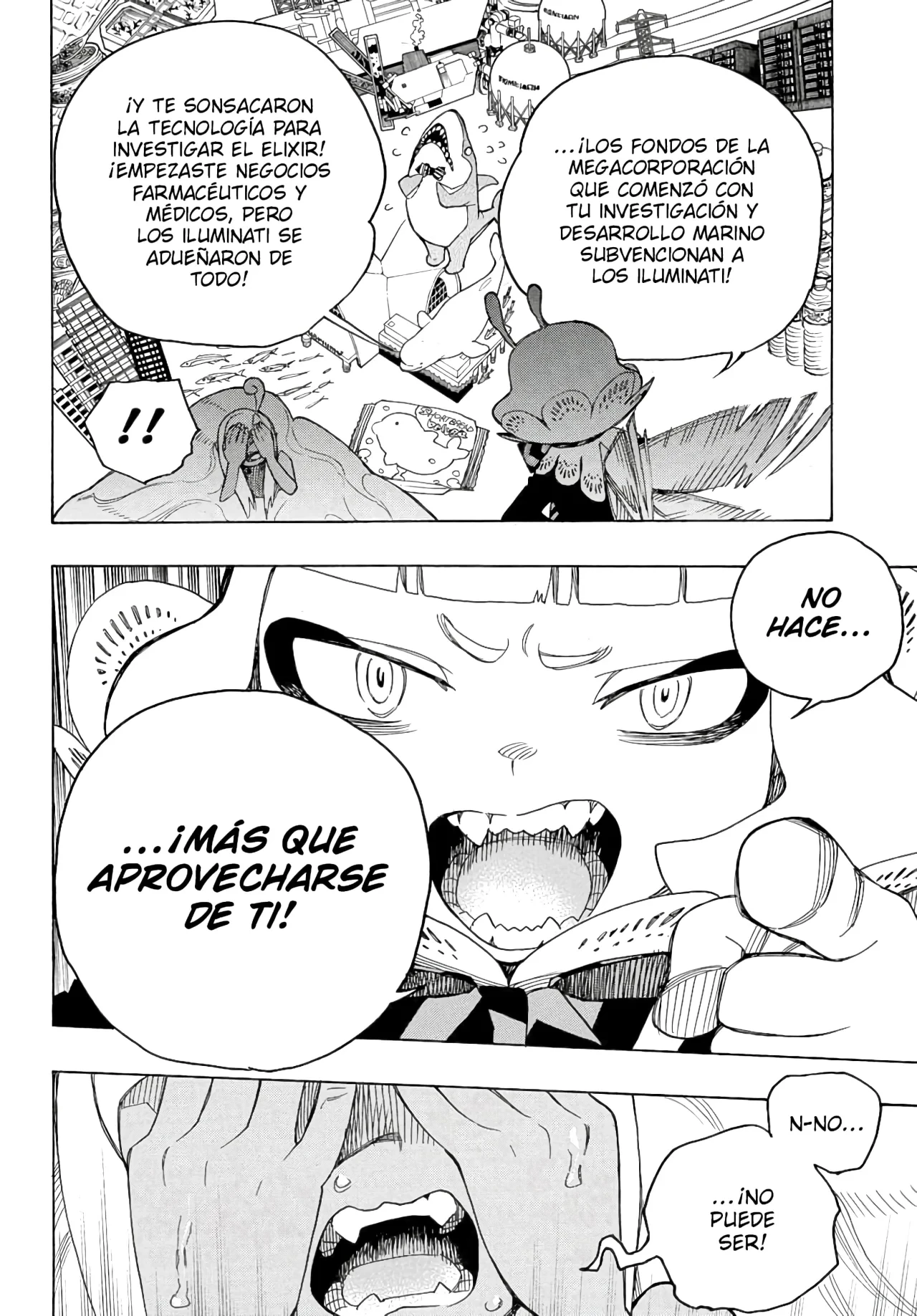 Ao no Exorcist capítulo 155, página 17