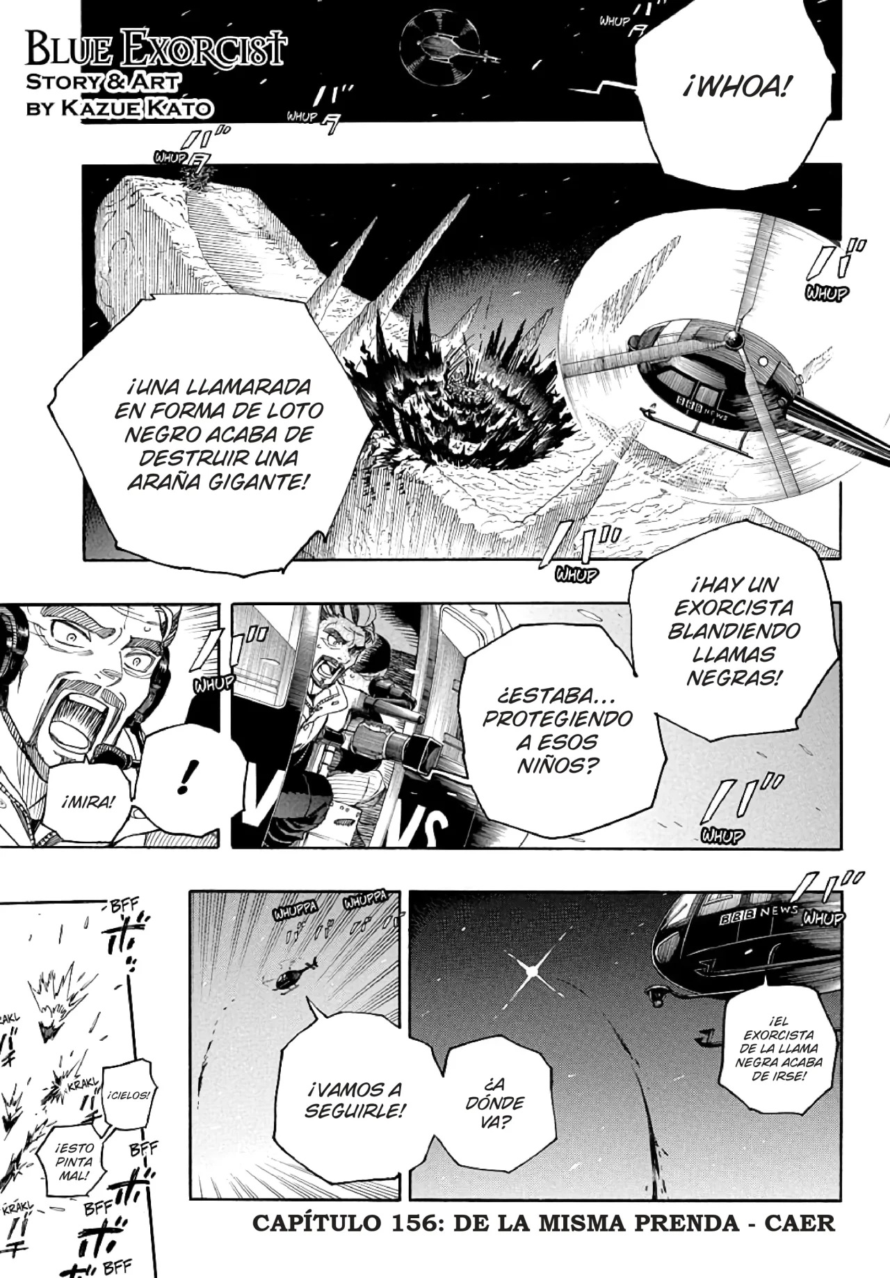 Ao no Exorcist capítulo 156, página 4