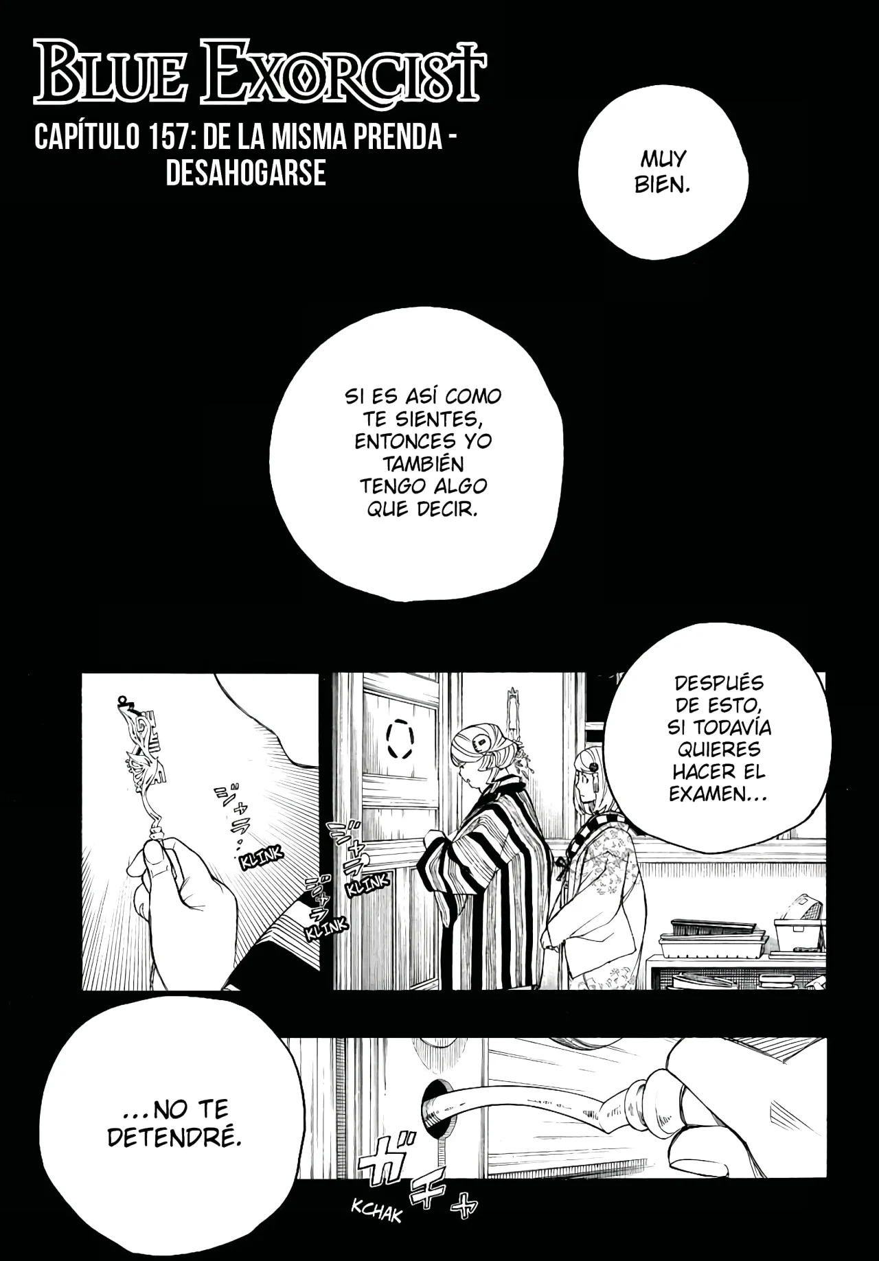 Ao no Exorcist capítulo 157, página 4