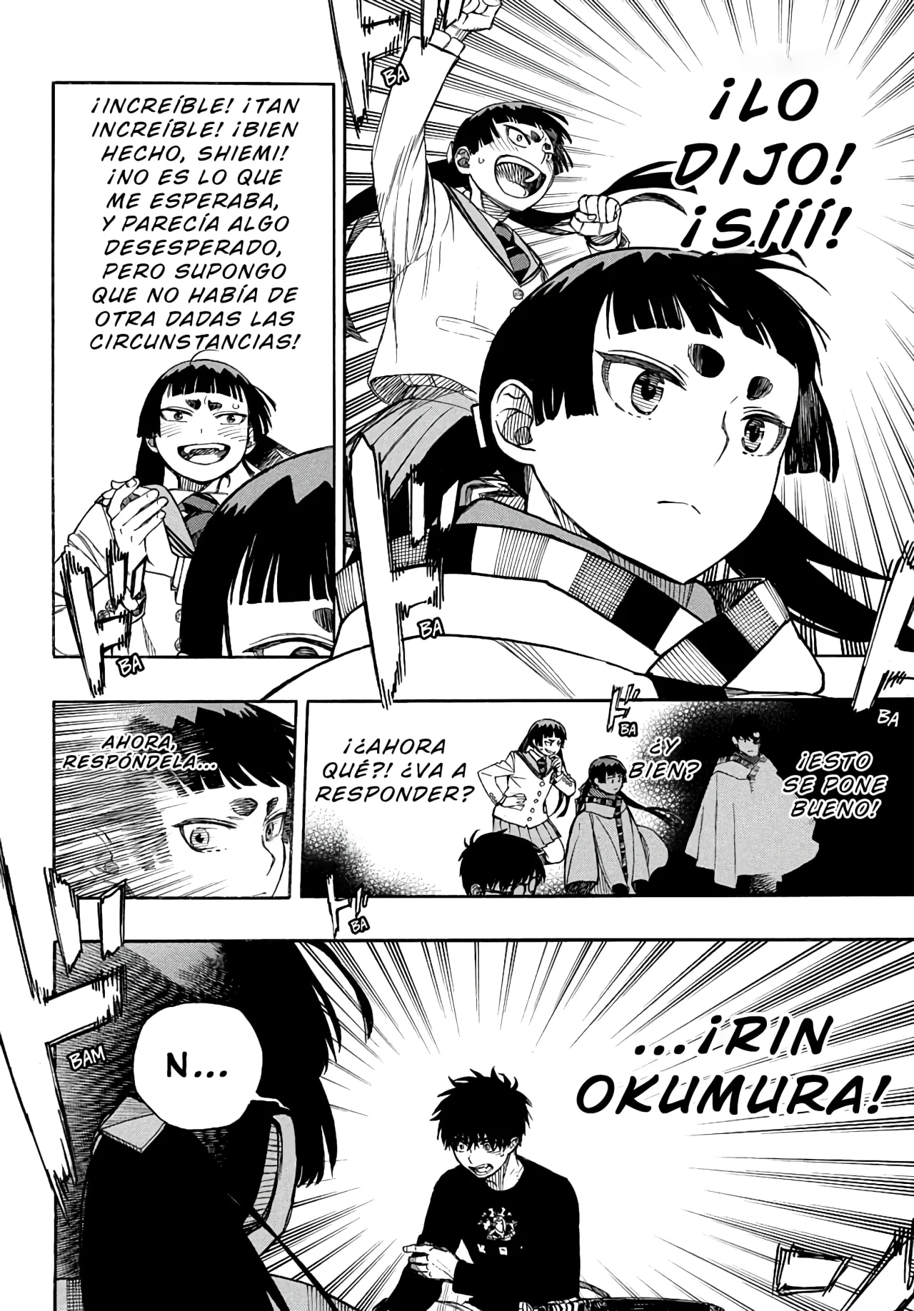 Ao no Exorcist capítulo 158, página 5