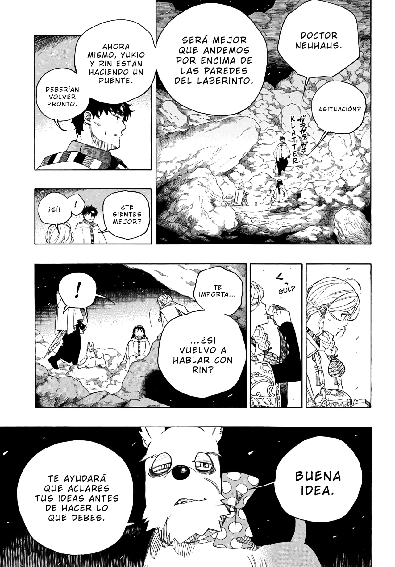 Ao no Exorcist capítulo 158, página 14