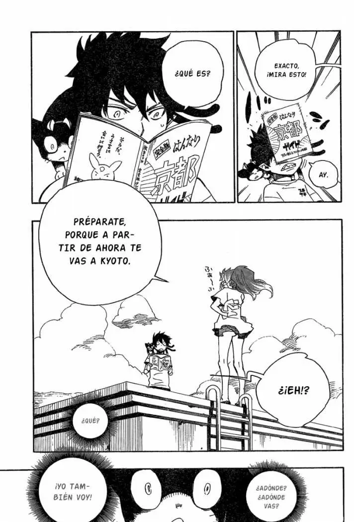 Ao no Exorcist capítulo 16, página 4