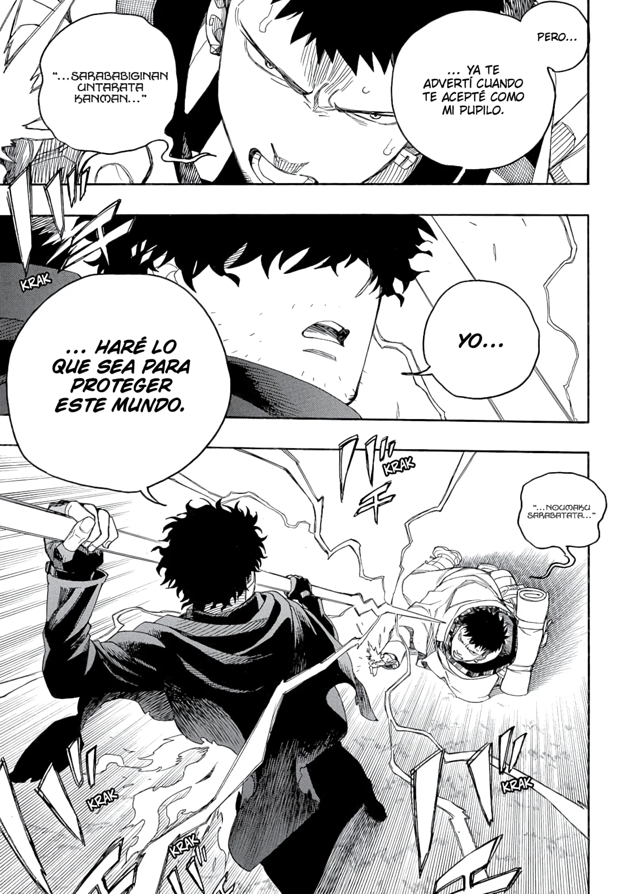 Ao no Exorcist capítulo 160, página 6