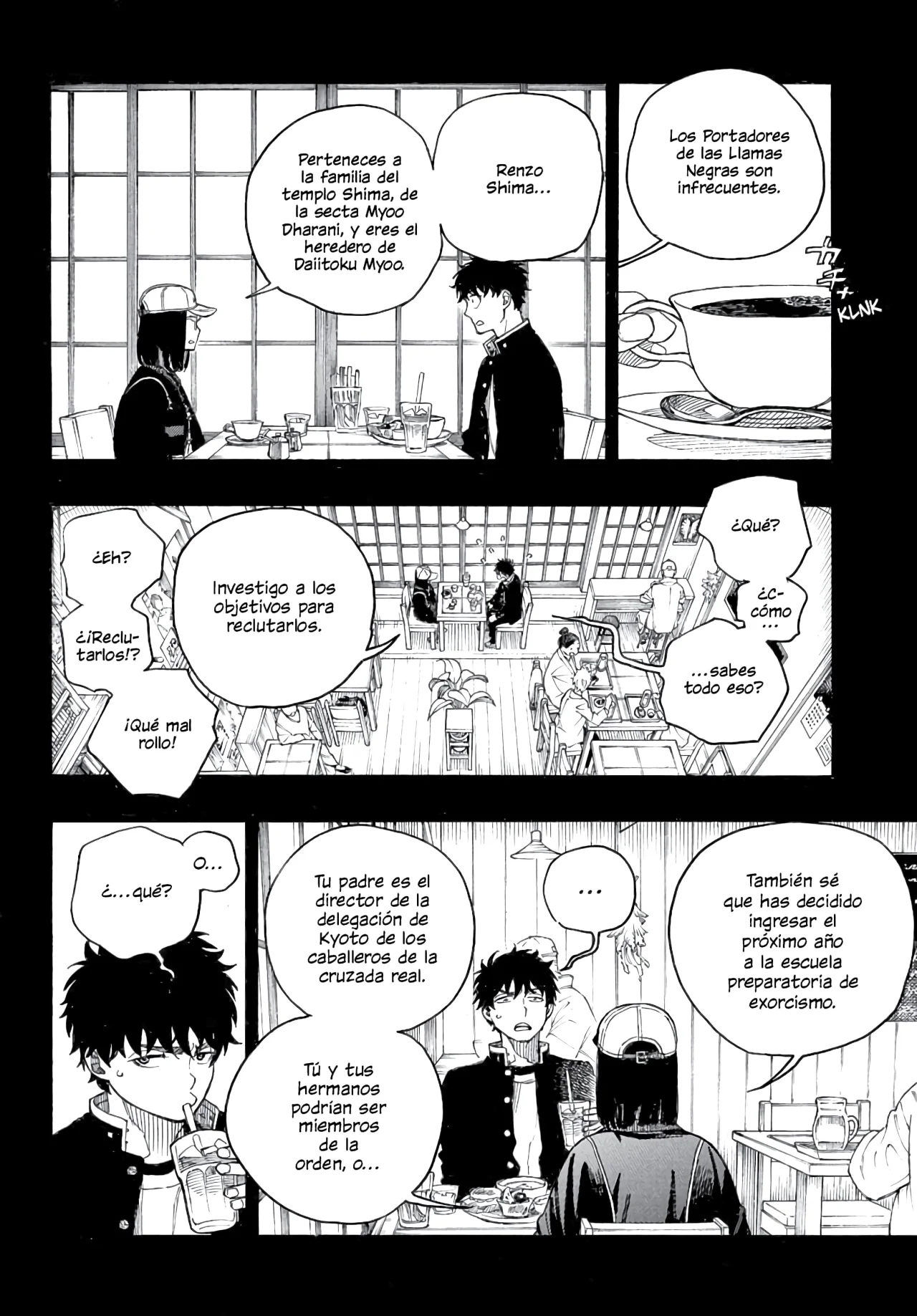 Ao no Exorcist capítulo 161, página 5