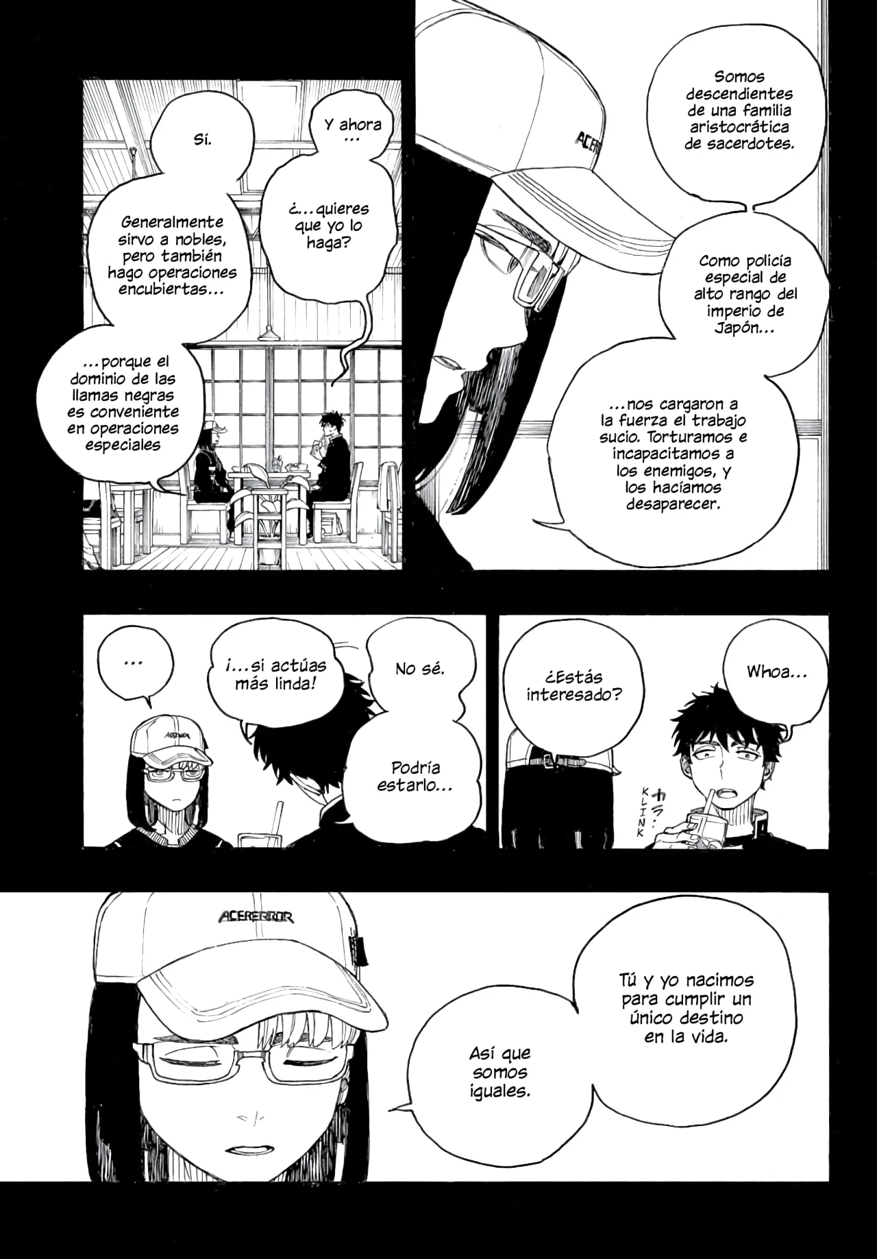 Ao no Exorcist capítulo 161, página 8