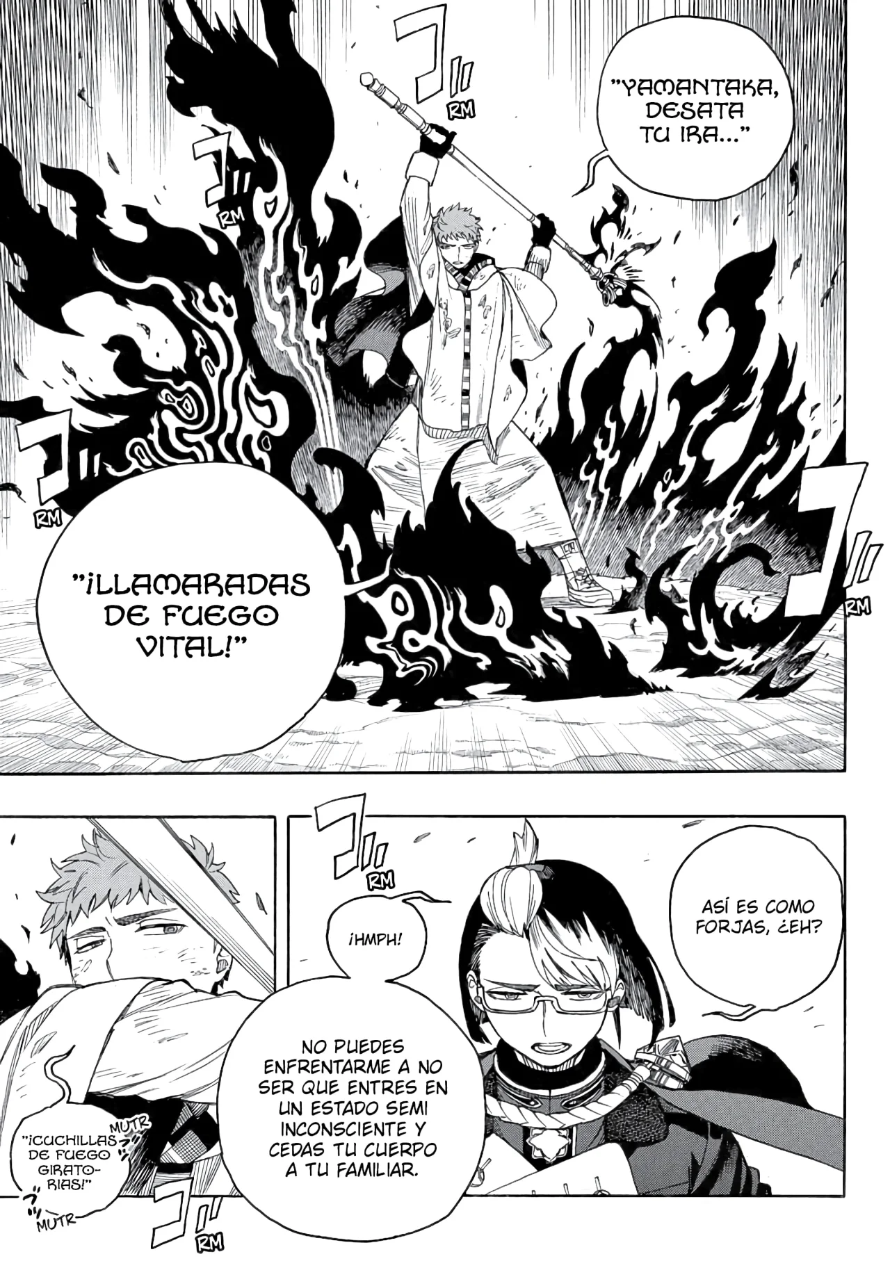 Ao no Exorcist capítulo 162, página 8