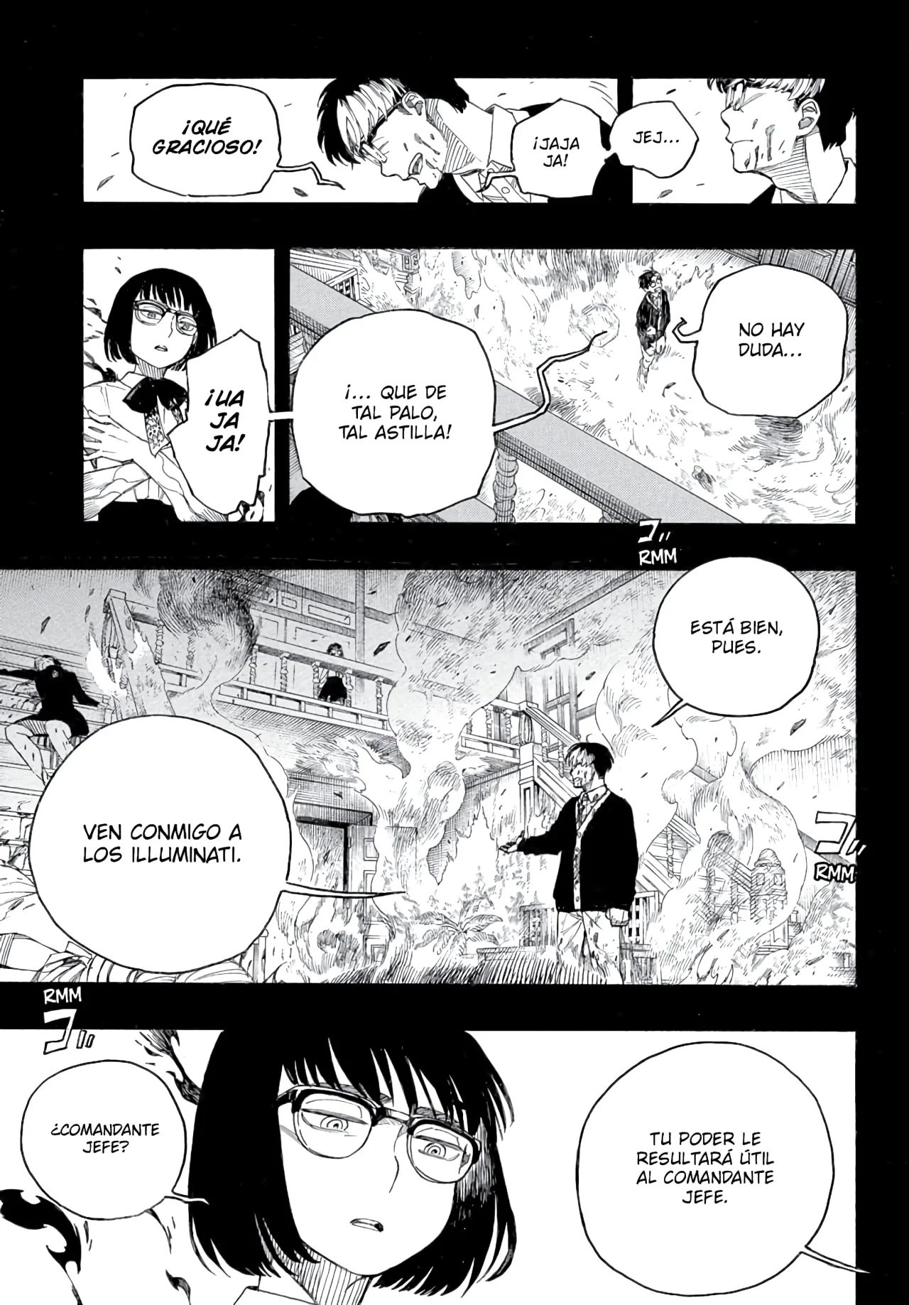 Ao no Exorcist capítulo 163, página 12