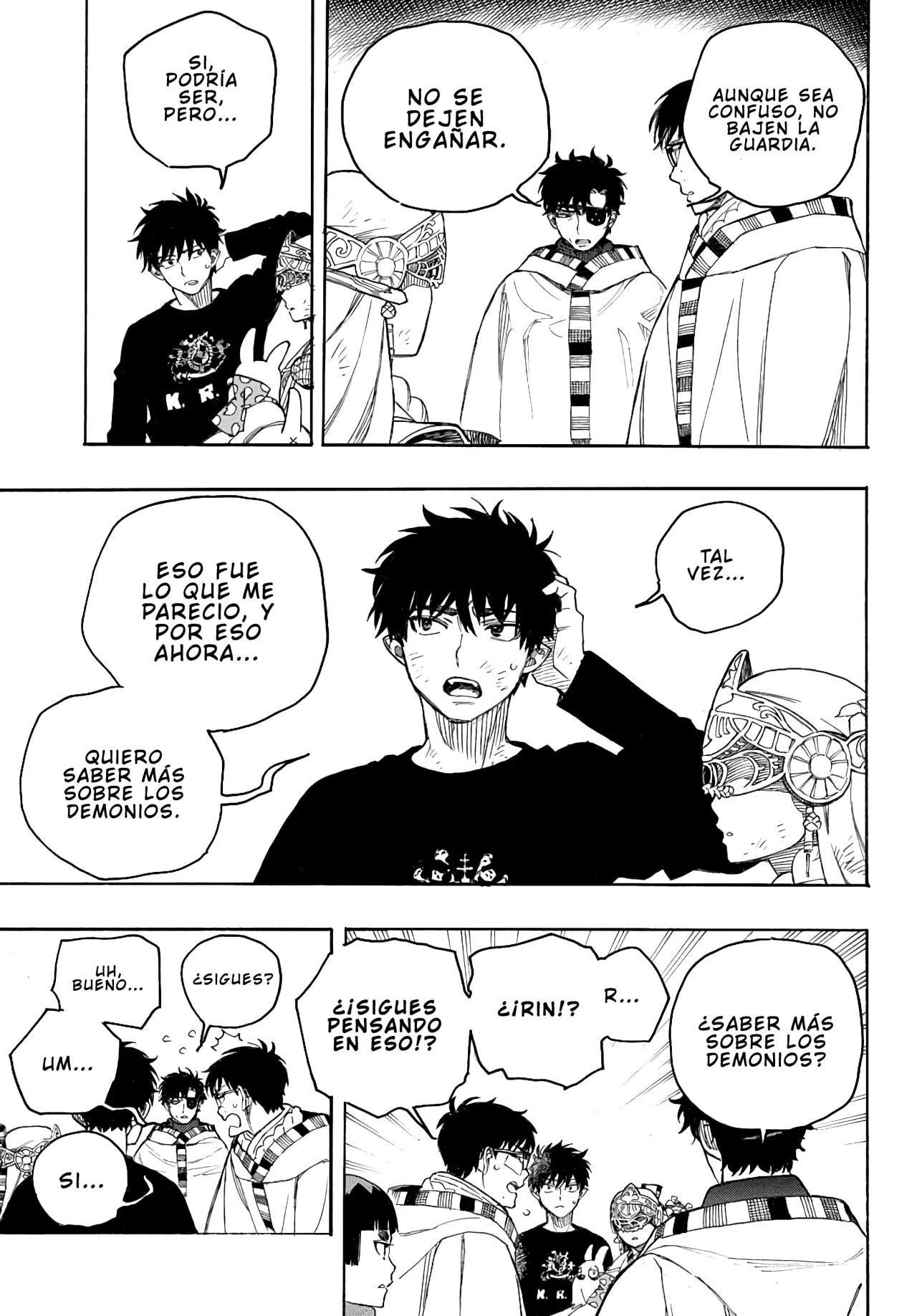 Ao no Exorcist capítulo 164, página 8