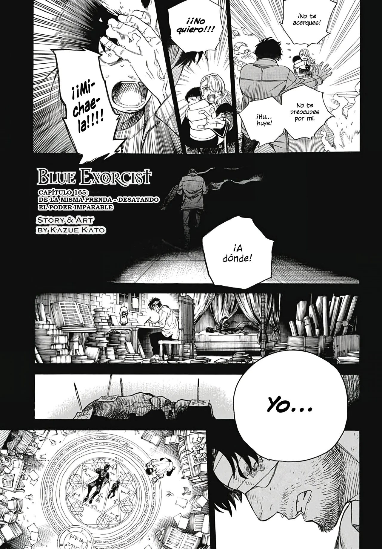 Ao no Exorcist capítulo 165, página 4