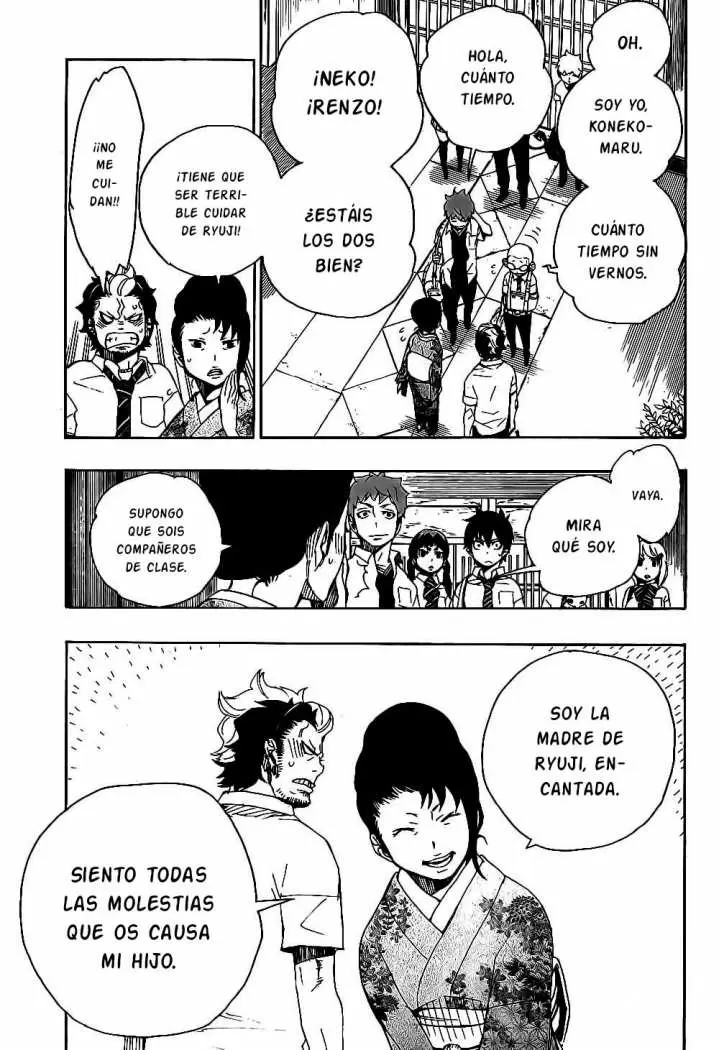 Ao no Exorcist capítulo 17, página 4