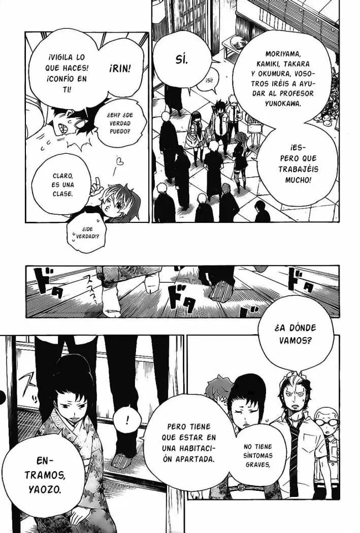 Ao no Exorcist capítulo 17, página 8