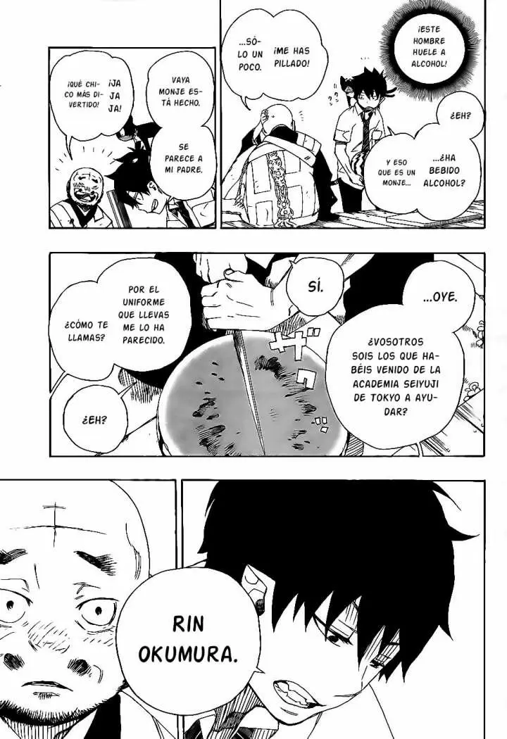 Ao no Exorcist capítulo 17, página 18