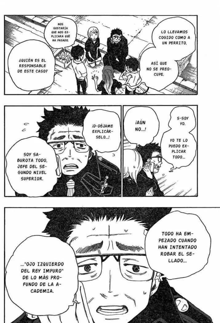 Ao no Exorcist capítulo 18, página 8