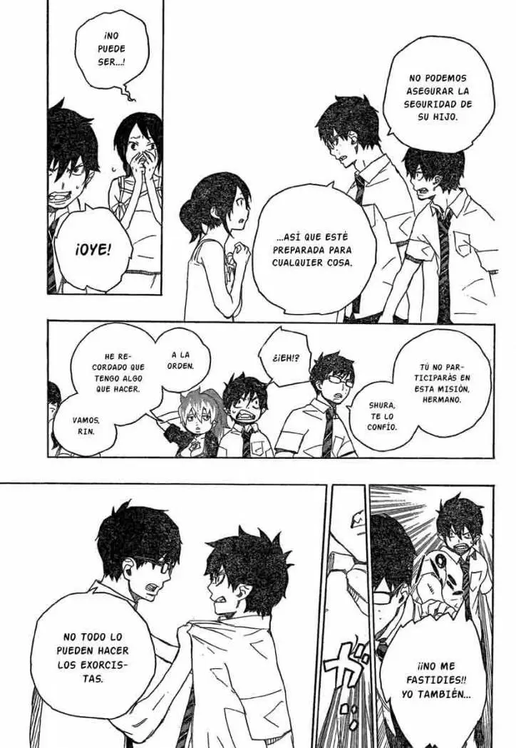 Ao no Exorcist capítulo 18, página 13