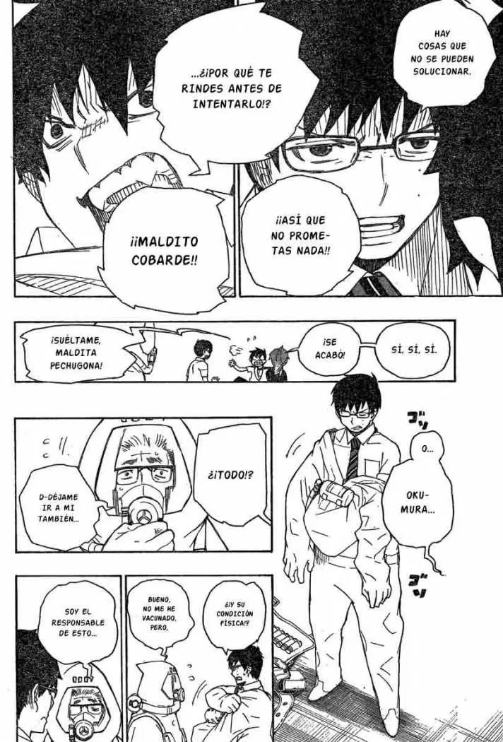 Ao no Exorcist capítulo 18, página 14