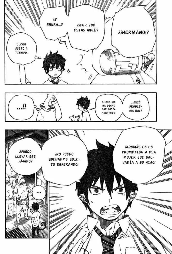 Ao no Exorcist capítulo 18, página 18
