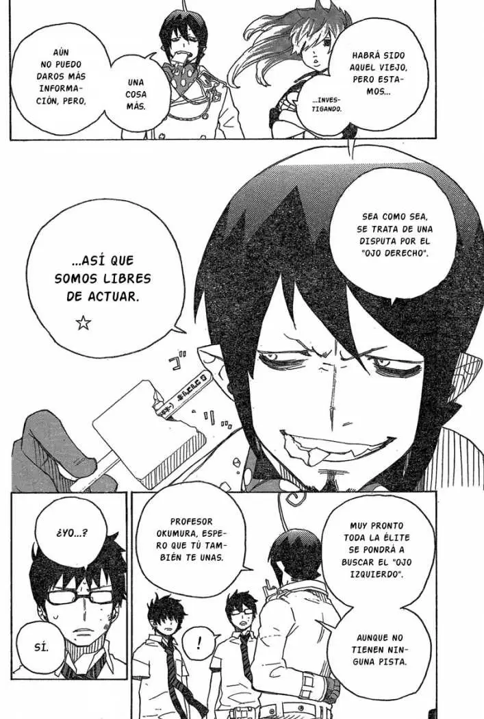Ao no Exorcist capítulo 18, página 38
