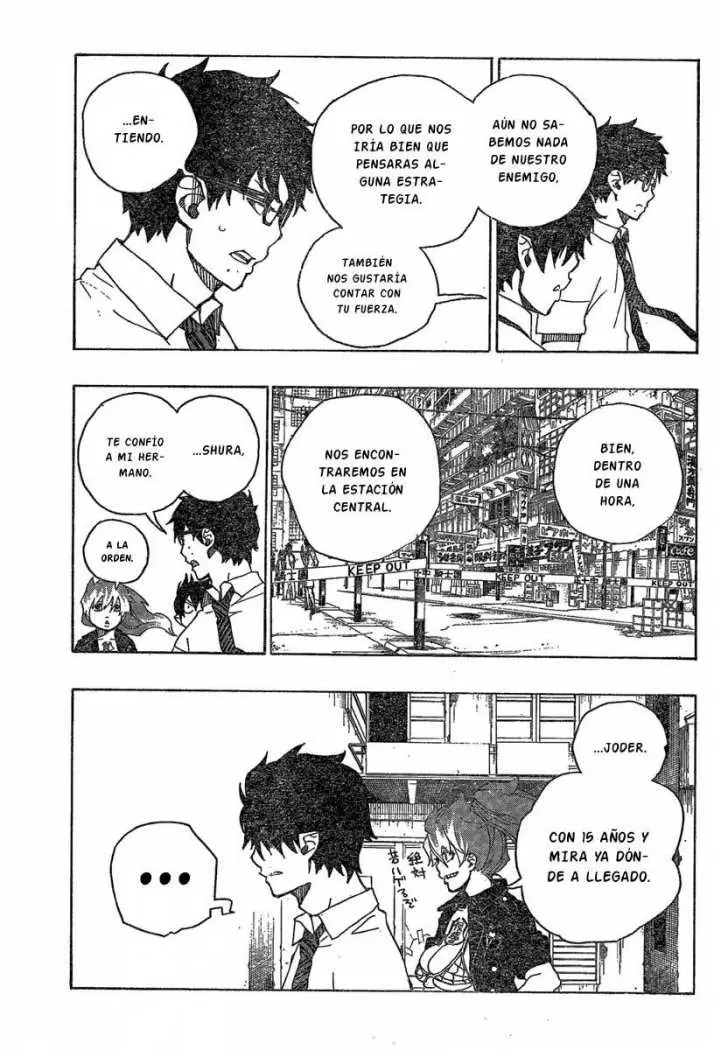 Ao no Exorcist capítulo 18, página 39