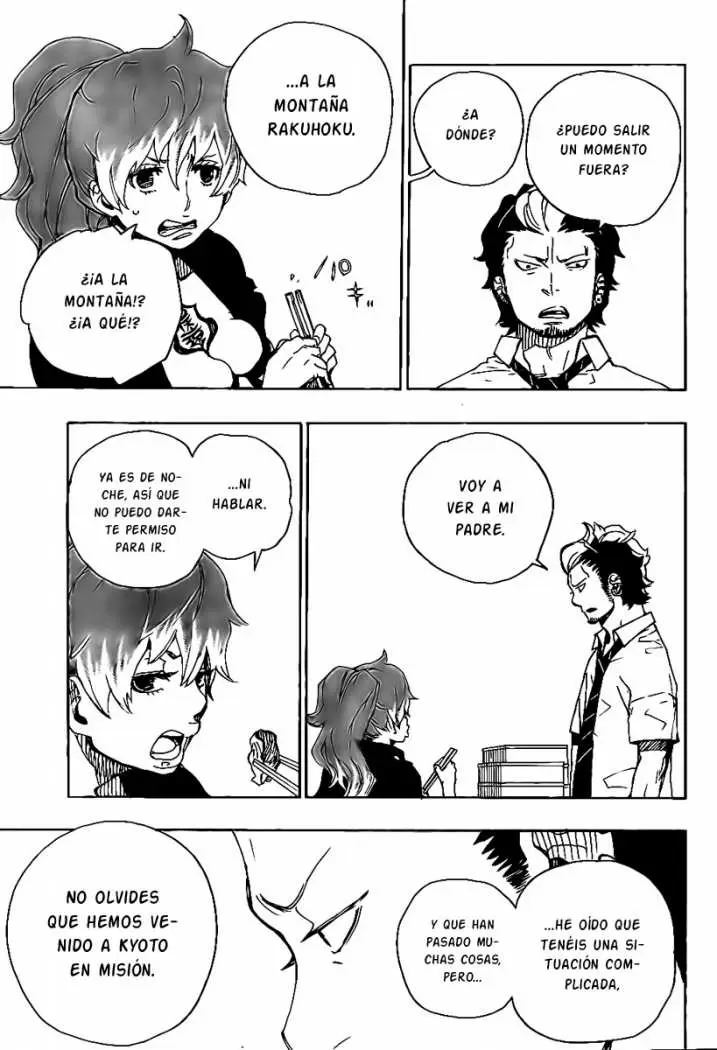Ao no Exorcist capítulo 19, página 12