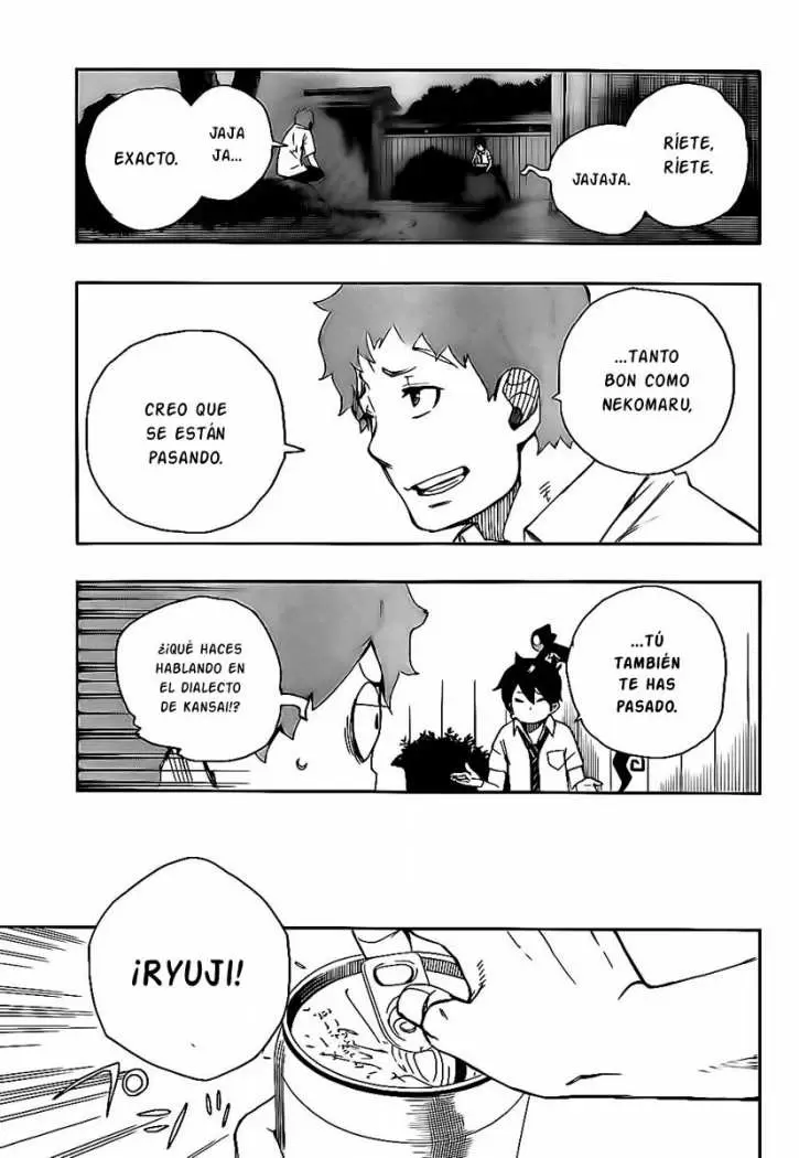 Ao no Exorcist capítulo 19, página 18