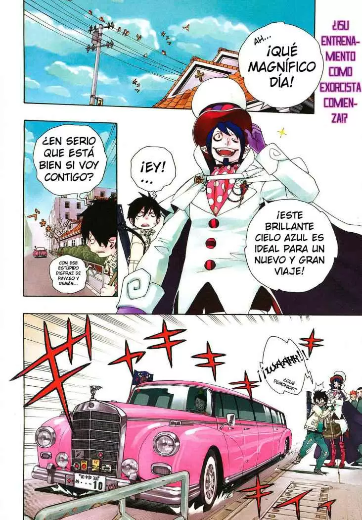Ao no Exorcist capítulo 2, página 4