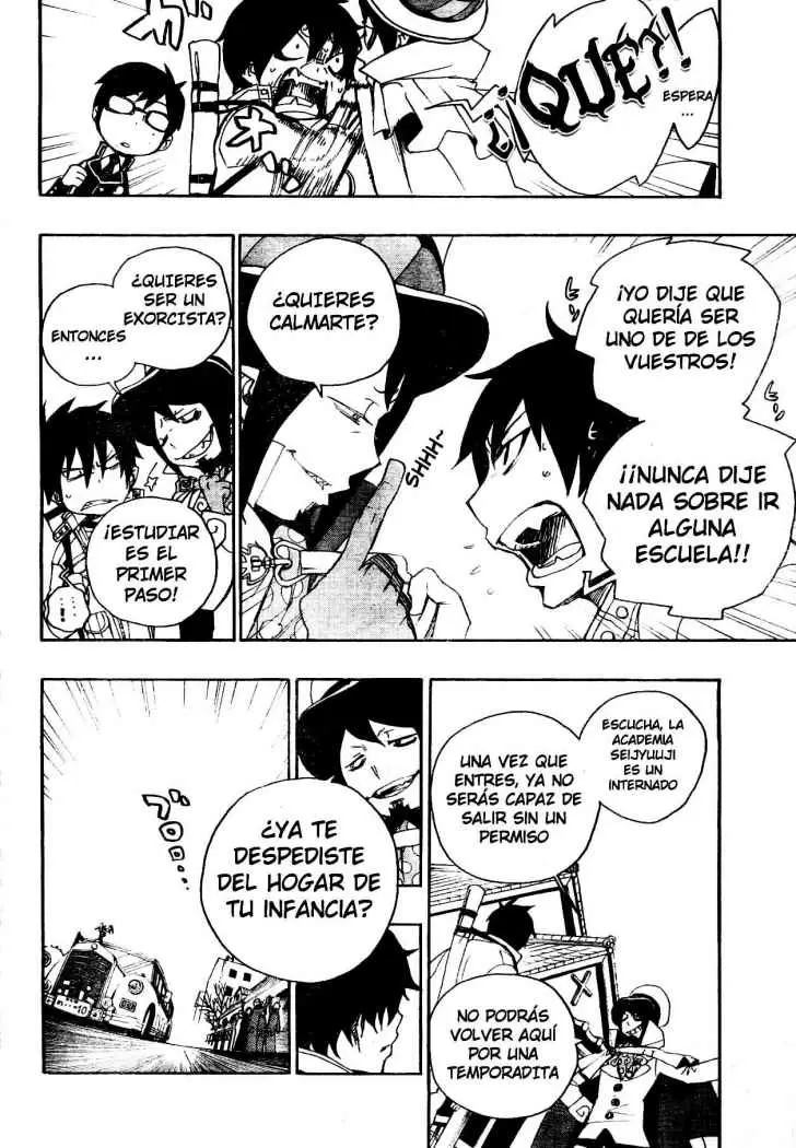 Ao no Exorcist capítulo 2, página 6