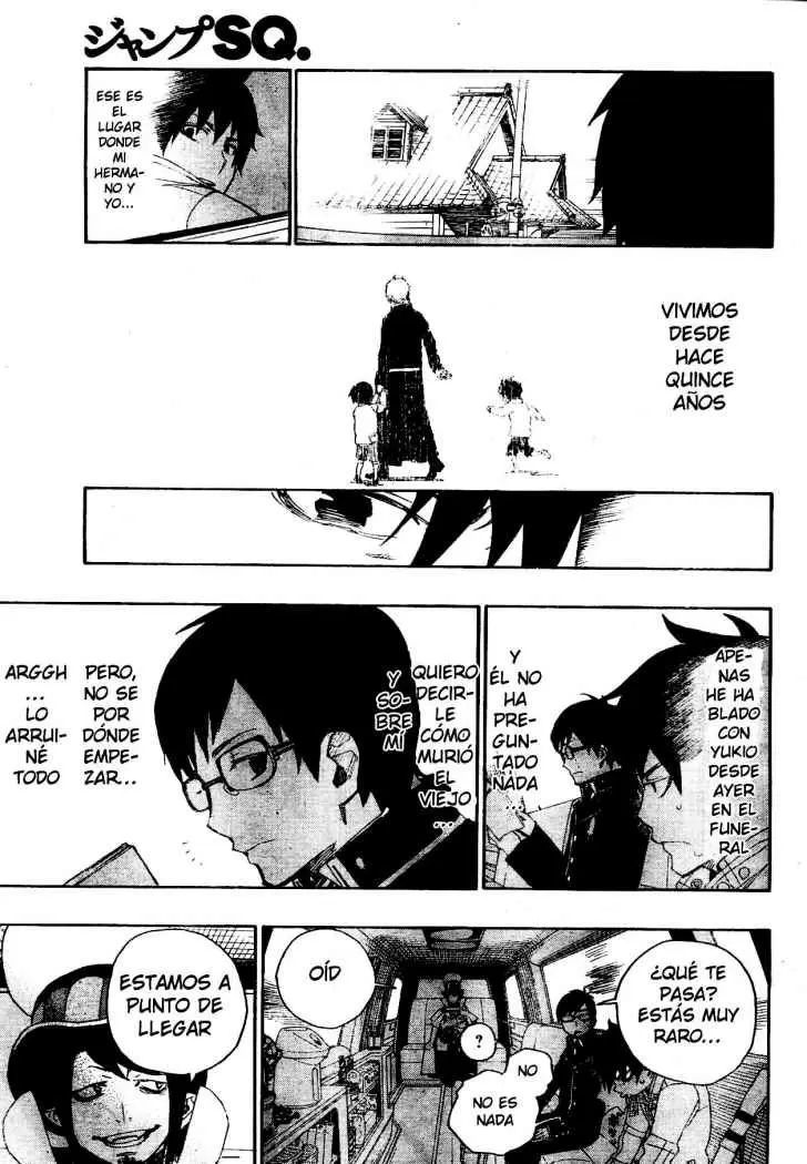 Ao no Exorcist capítulo 2, página 7