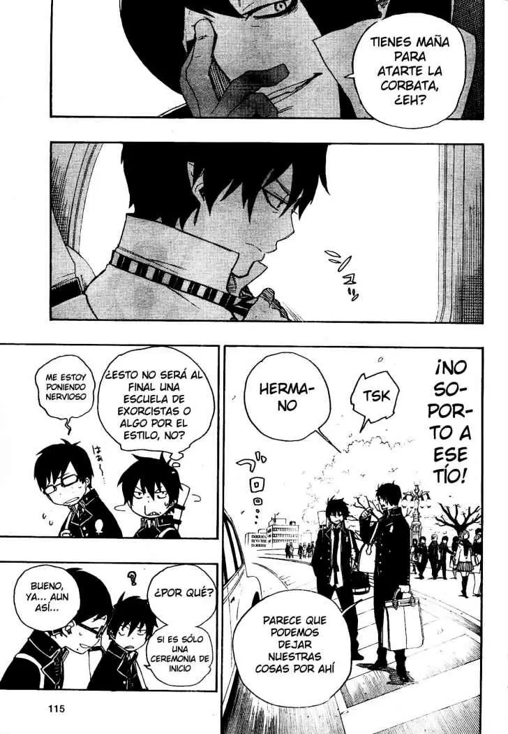 Ao no Exorcist capítulo 2, página 10