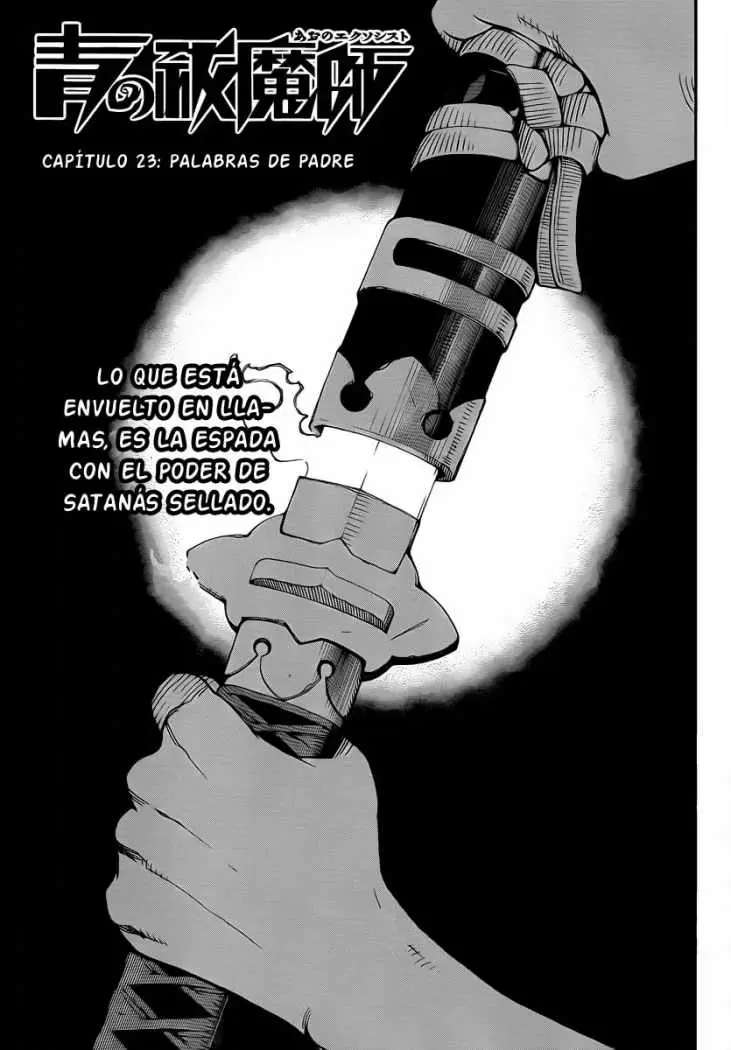 Ao no Exorcist capítulo 23, página 1