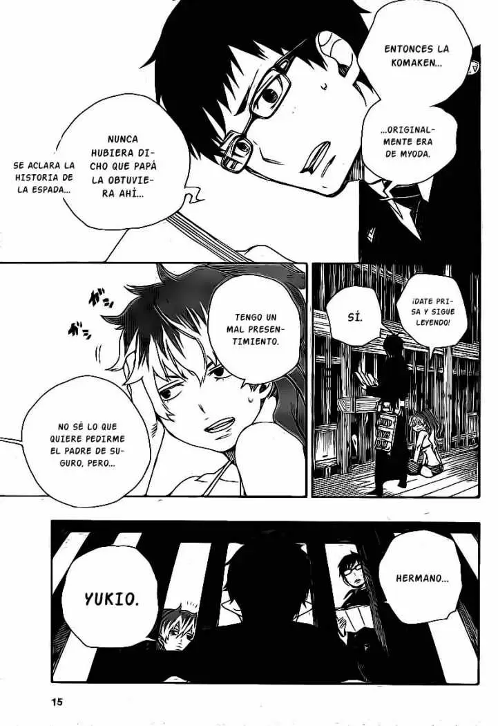 Ao no Exorcist capítulo 24, página 3