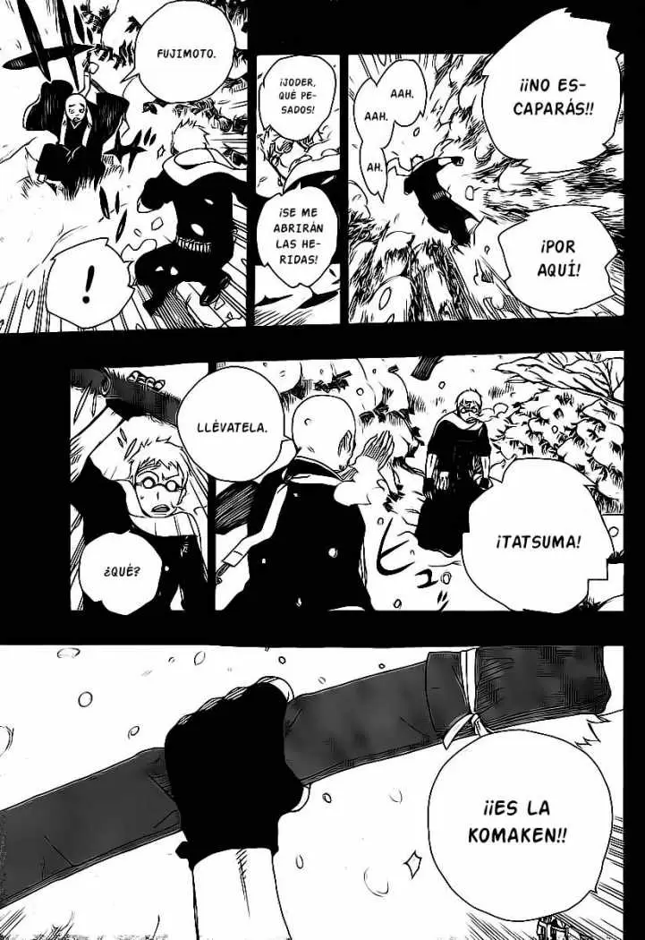 Ao no Exorcist capítulo 24, página 27