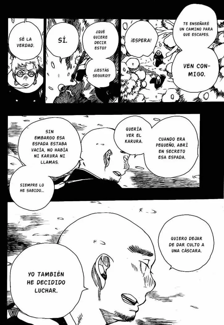 Ao no Exorcist capítulo 24, página 28