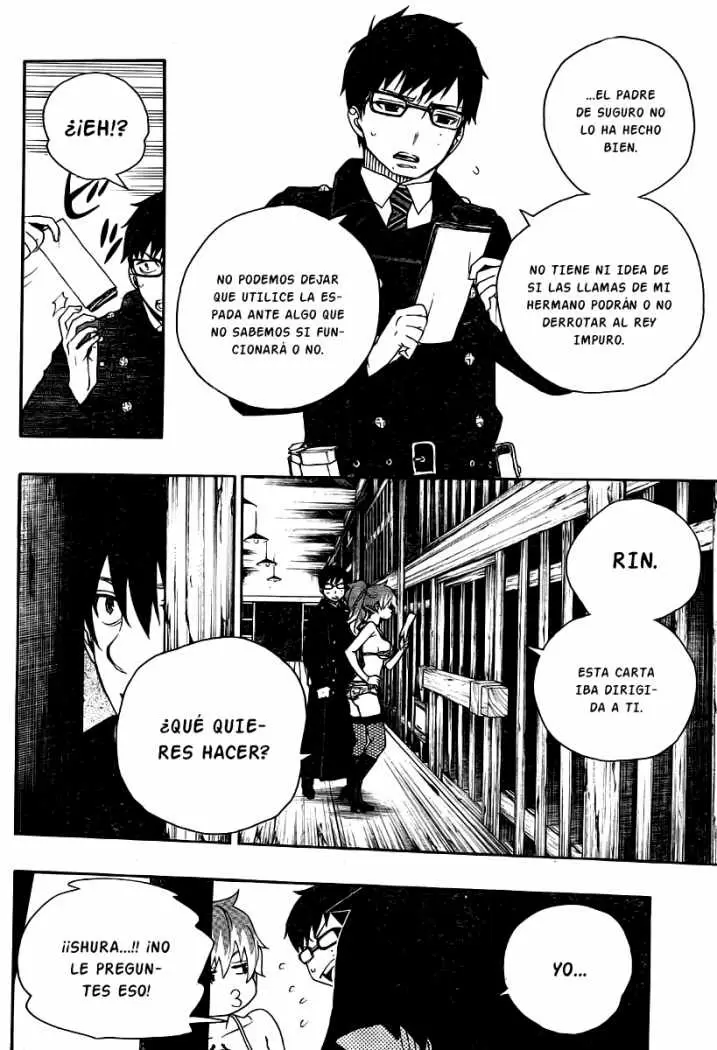 Ao no Exorcist capítulo 25, página 32