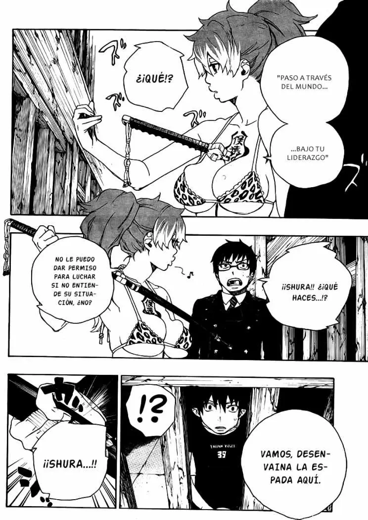 Ao no Exorcist capítulo 25, página 34
