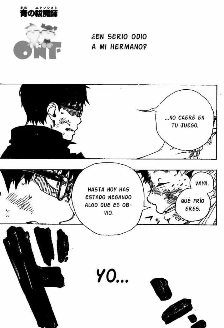 Ao no Exorcist capítulo 29, página 1
