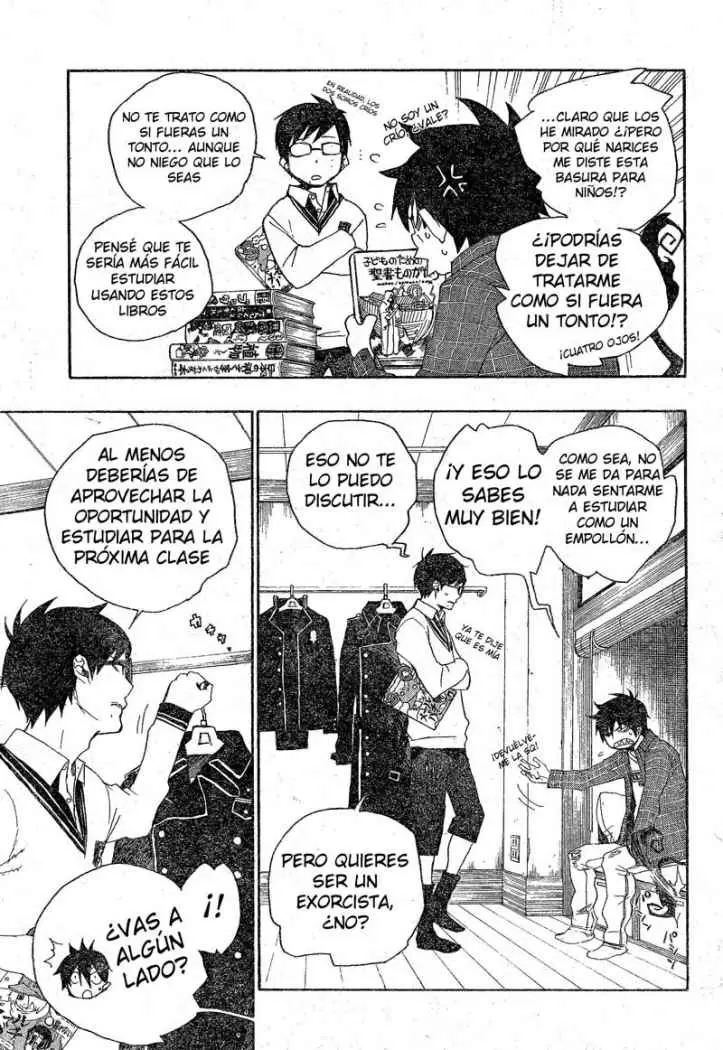 Ao no Exorcist capítulo 3, página 4