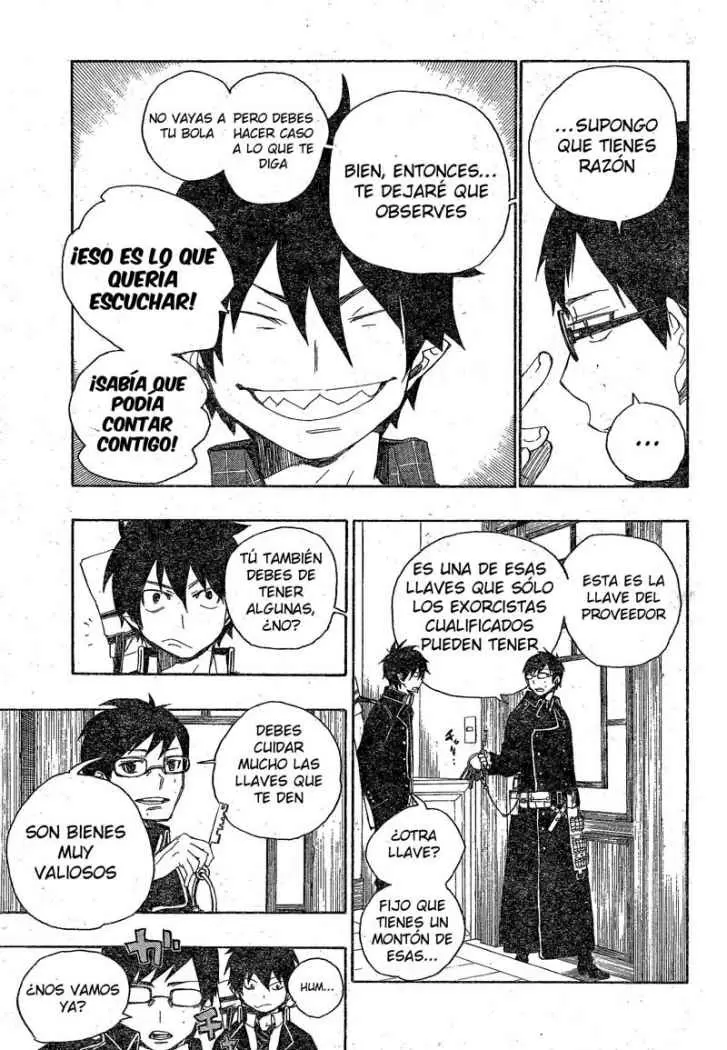 Ao no Exorcist capítulo 3, página 6