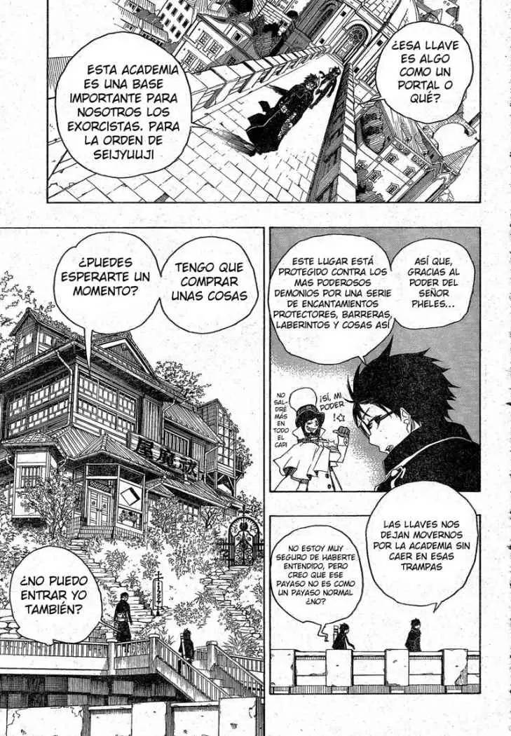 Ao no Exorcist capítulo 3, página 8