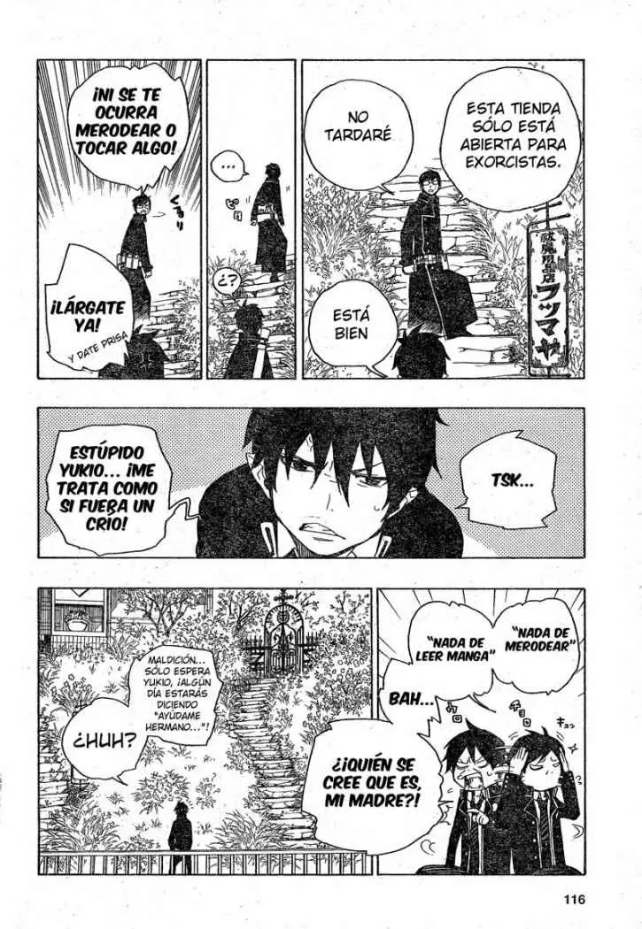Ao no Exorcist capítulo 3, página 9