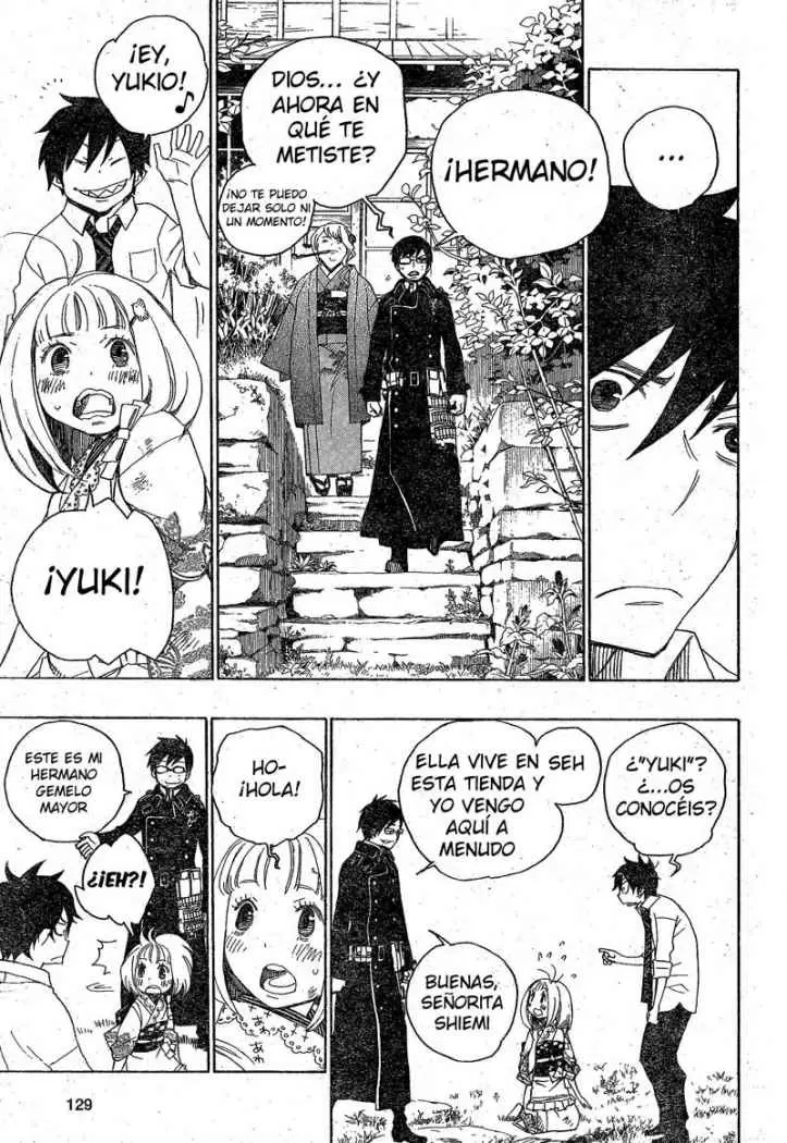 Ao no Exorcist capítulo 3, página 22