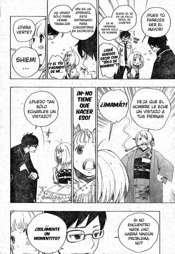 Ao no Exorcist capítulo 3, página 23