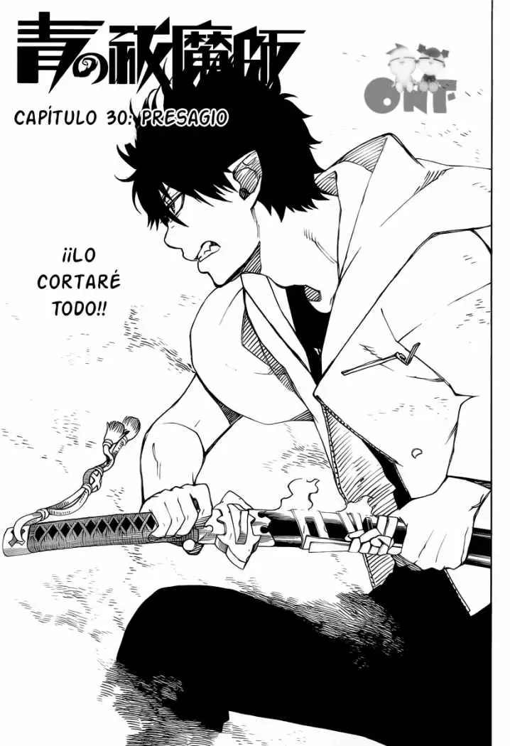 Ao no Exorcist capítulo 30, página 6